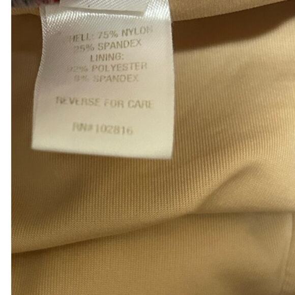 Garnet‎ Hill Women Tankini Padded Modest Swimwear Top 10 Abstract Dots Resort - Picture 7 of 10